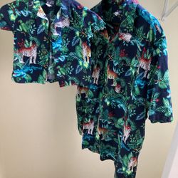 Adorable Father & Son matching shirts