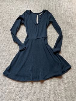 Y2K Hollister ribbed fit-and-flare mini sweater dress size XS