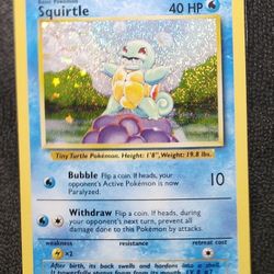 Squirtle (Holo) - Near Mint - Trading Card Game Classic