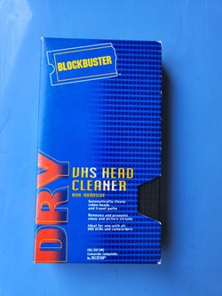 Blockbuster Memorebelia VHS Head Cleaner 