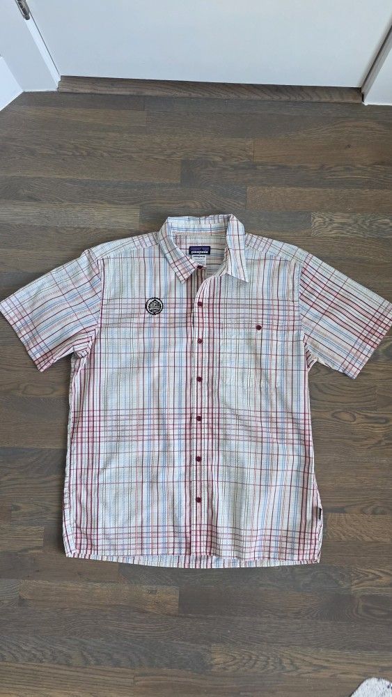 Patagonia Plaid Button Up - Large