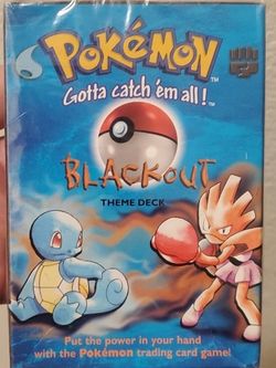Pokemon Blackout Theme Deck