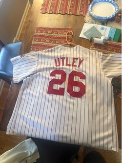 Chase Utley stitched Phillies Jersey