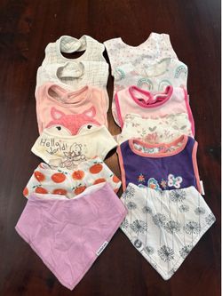 Baby Bib Lot of 12