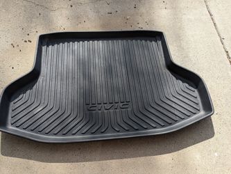 2016-2017 Genuine Honda Civic All Weather Rear Trunk Mat In Excellent Condition