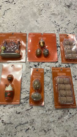 New Ashland Fall Mini Decorations Set (Fairy Garden / Autumn Craft Bundle)