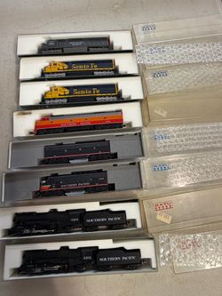 Kato N scale micro trains engines