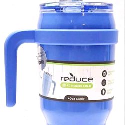 Reduce Cold1 40oz Insulated Stainless Steel Tumbler Mug with Handle – Glacier Blue , New With Labels 