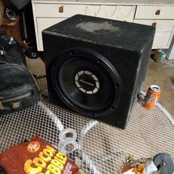 12" Pioneer Subwoofer With Box