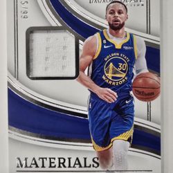 Steph Curry Immaculate Materials Patch Game Worn /99
