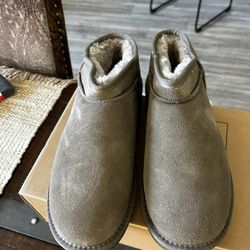 Boots Khaki Suede Leather Size 10 