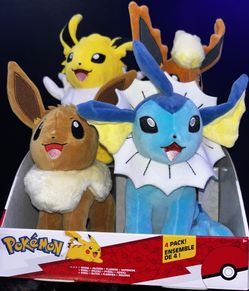 Pokémon Eeveelutions 4 Pack Plushies