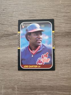 1987 Donruss Joe Carter Cleveland Indians Baseball Card