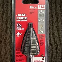 MILWAUKEE STEP DRILL BITS UP TOO 65%  OFF RETAIL 