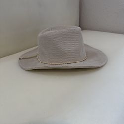 Apricot cream corduroy womens Hat