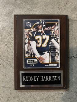 Small Rodney Harrison Plaque 