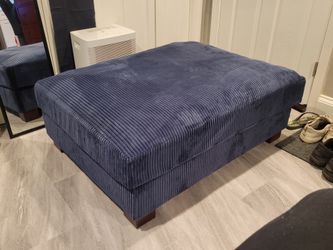 Blue Ottoman