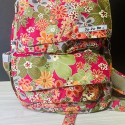 JuJuBe Ju Ju Be Perky Perennials PackaBe Diaper Bag Baby Backpack Floral