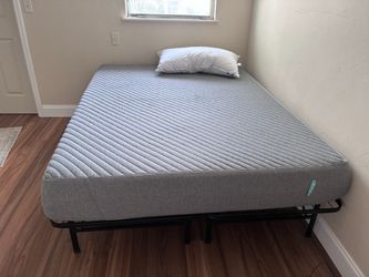 Queen Memory Foam Mattress w/ Frame