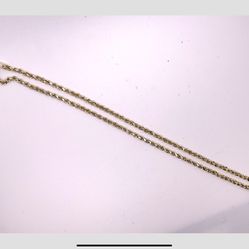 14Kt Yg Rope Chain