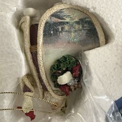 Thomas Kinkade Santa Ornaments 