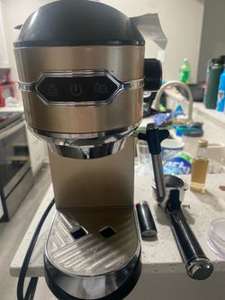 Mixpresso espresso coffee maker and milk frother