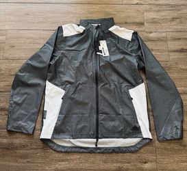 Adidas Golf Men's RAIN.RDY Waterproof Jacket, Black/White, FR1407 Sz LG NEW!!