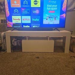 White TV Stand