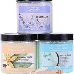 Bath Salts for Soaking, Spa Luxetique Epsom Salts

