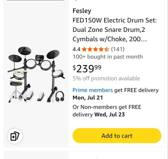 Electric Drum Set FESLEY