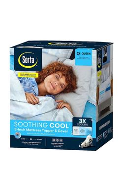 Mattress Topper: Serta 3 Inch Gel Memory Foam in Twin XL