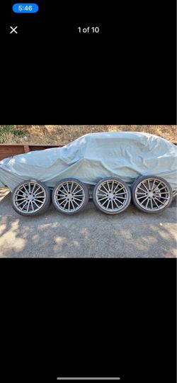 5x120 BMW Cadillac  chevy and jaguar TSW 19” wheels set  19x81/2 & 19”x91/2