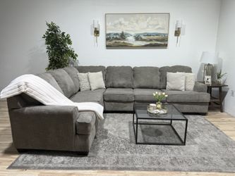 Grey Ashley’s Sectional Couch - Delivery Available