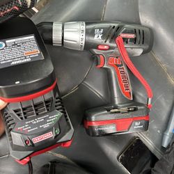 Craftsman Drill W Battery And Charger 