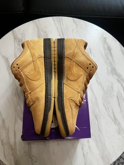 Nike SB Dunk Low Pro Men's Flax/Flax-Baroque Brown Sneakers Size 9 Men’s New