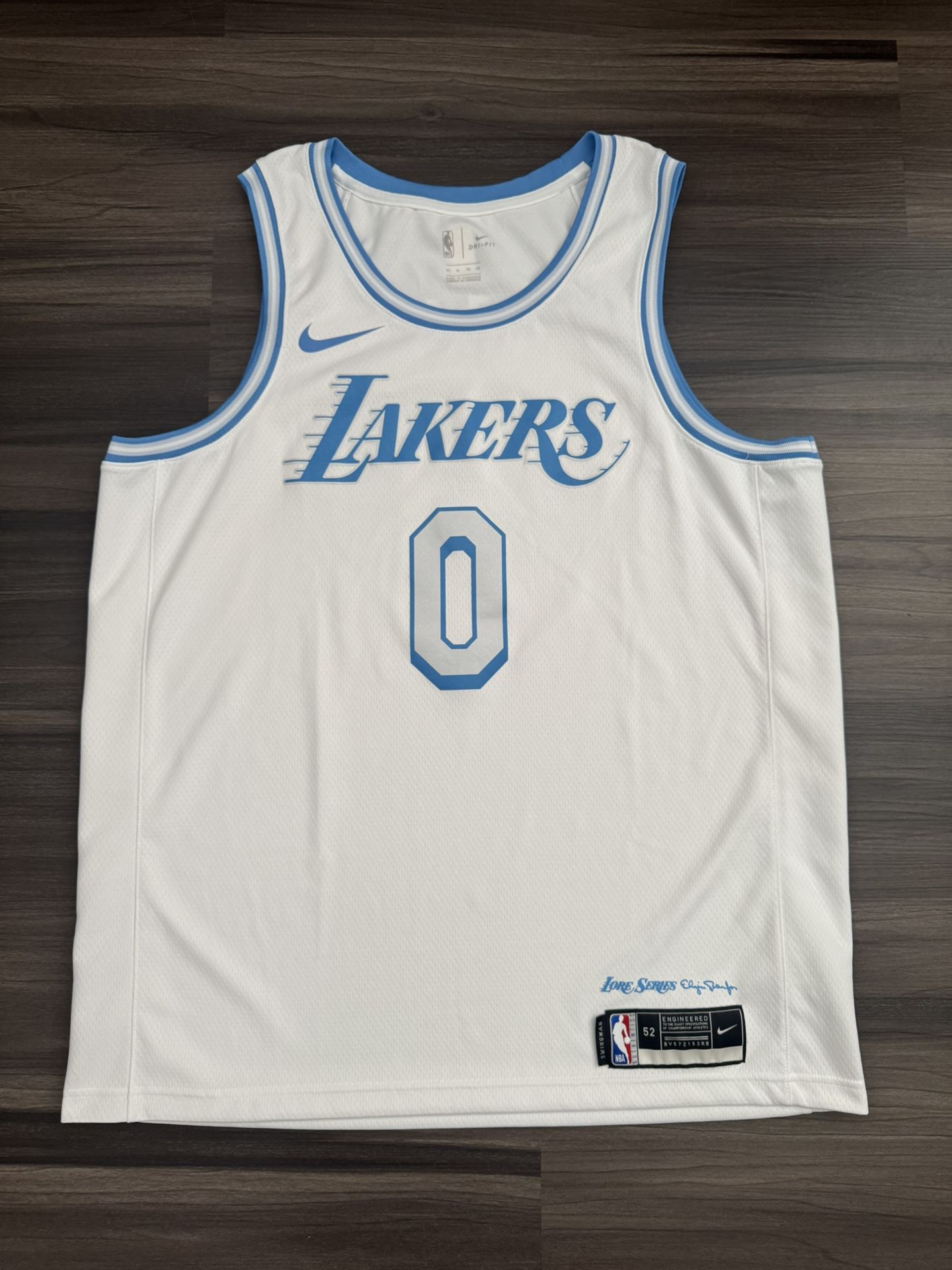 Nike Kyle Kuzma Los Angeles Lakers NBA City Edition Swingman Jersey Men’s 52 XL