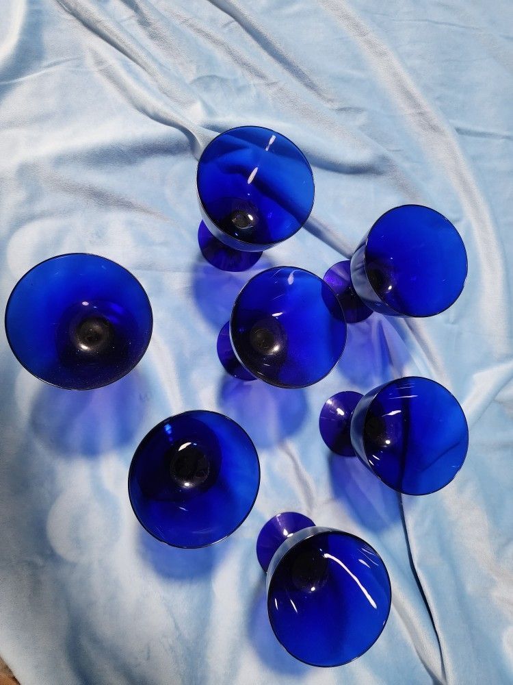 Cobalt Blue Stemware