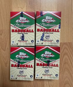 2025 Topps Chrome Platinum Baseball Blaster Box