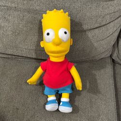 Universals  Bart Simpson Plush Toy 