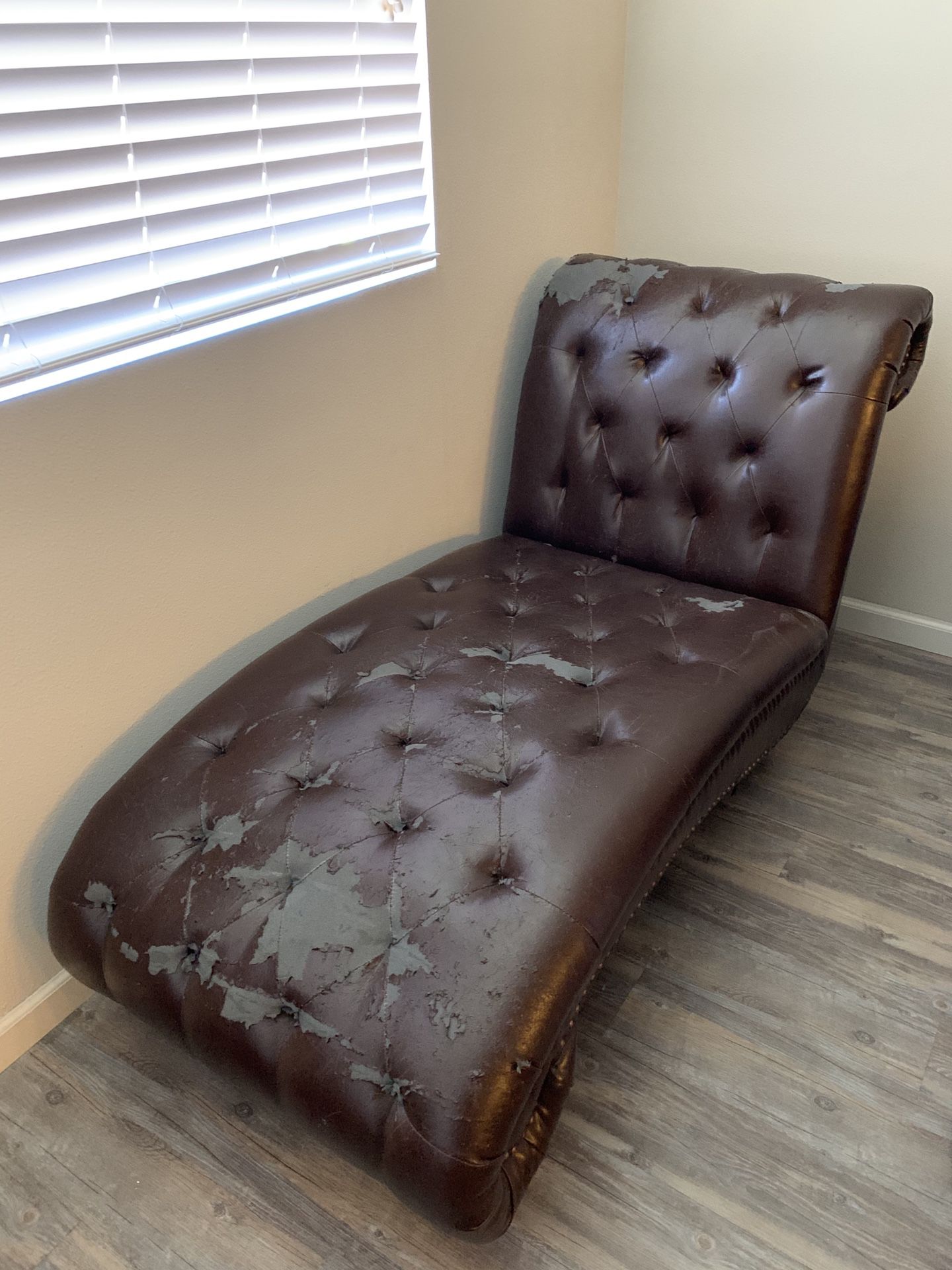 Free sofa couch brown leather furniture