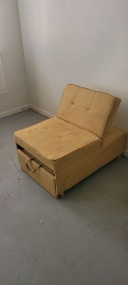 Convertible 3-in-1 Chair Sofa Bed for Adults,