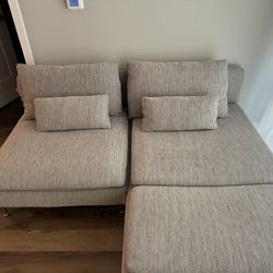 SOFA Chaise & 1-seat Section, IKEA SÖDERHAMN 