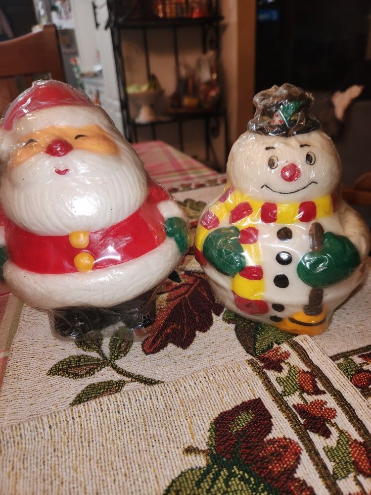 Vintage Christmas Candles