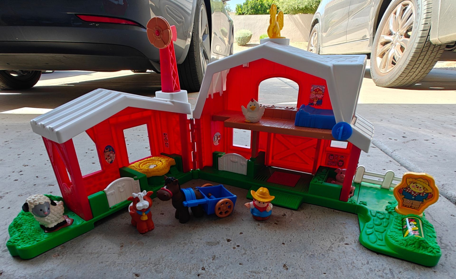 Little people farm playset