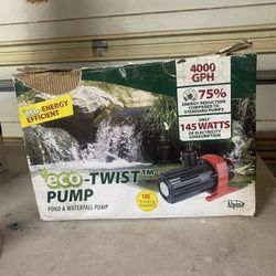 Eco Twist Pond Pump 4000 Gph 