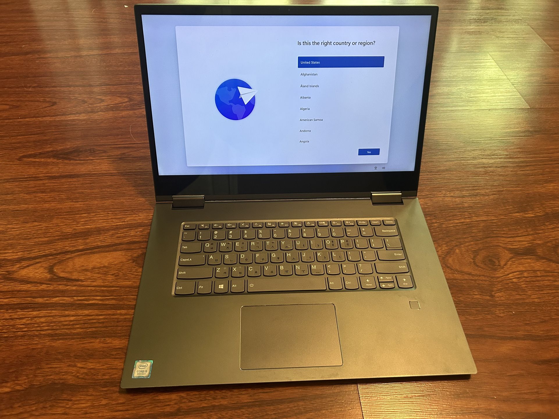 Used Yoga laptop