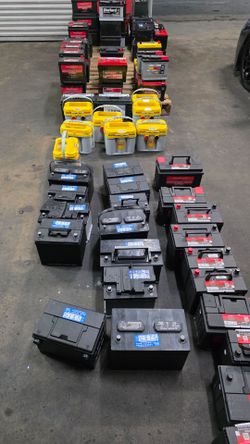 Car Battery 24f H5 34 78 65 48 49 47 H6 H7 51r 94r 86 H8 H9 Truck SUV And Car Batteries with Warranty. $60 + Core. Bateria para cualquier carro COVINA
