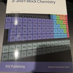 d- andF-Block Chemistry
