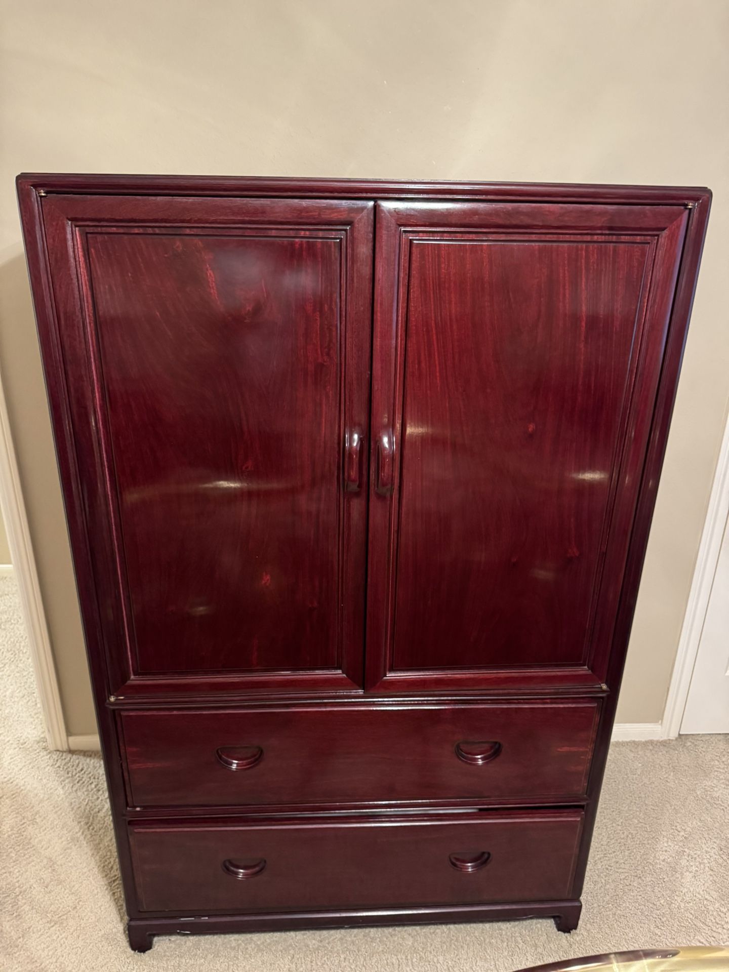 Classic Cherry Wood Armoir