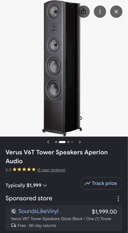 Aperion Audio Verus V6T Tower Speaker